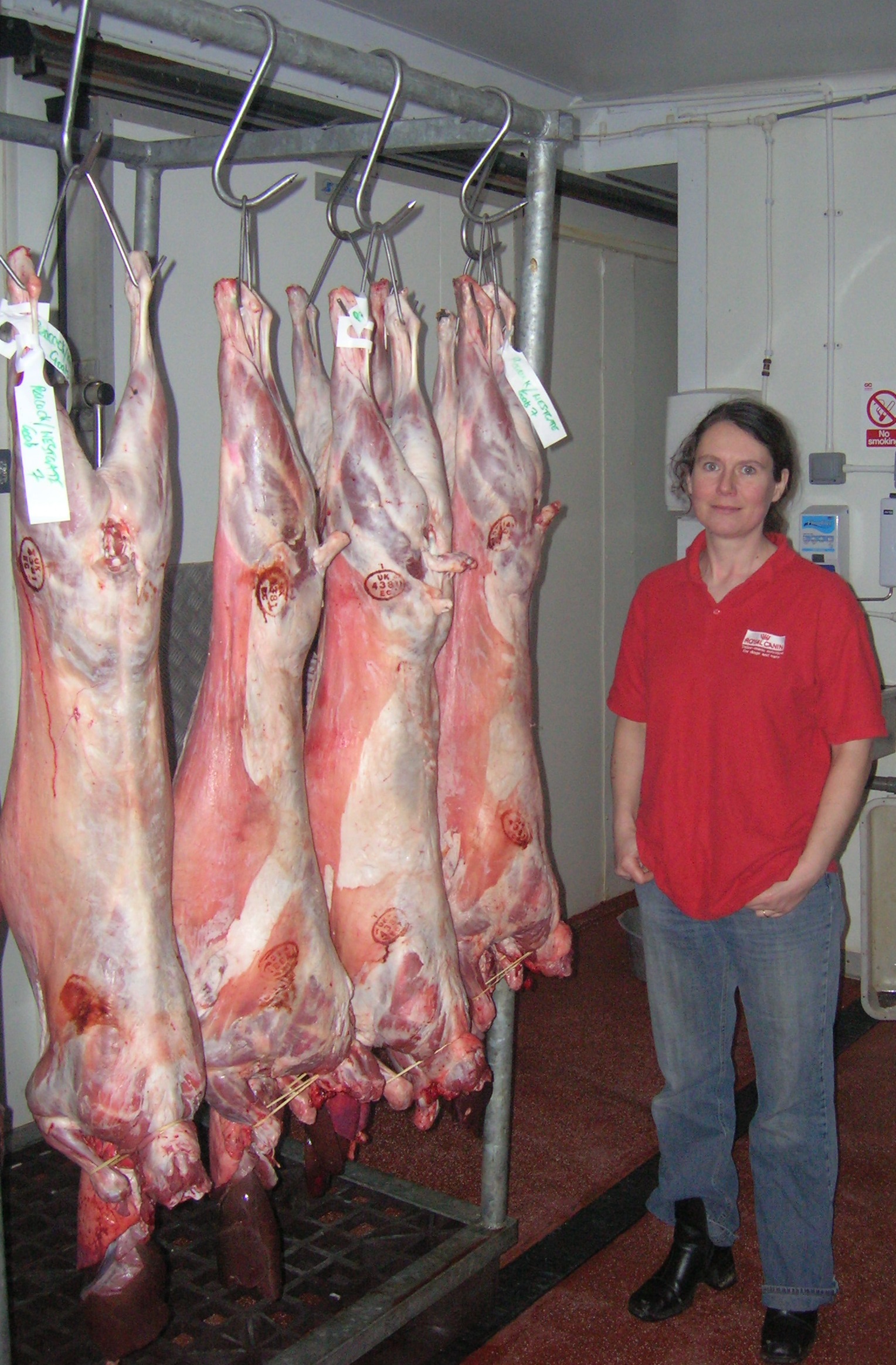Cockerham Boer goat meat carcasses